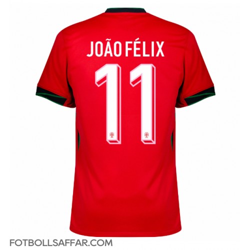 Portugal Joao Felix #11 Hemmatröja EM 2024 Kortärmad